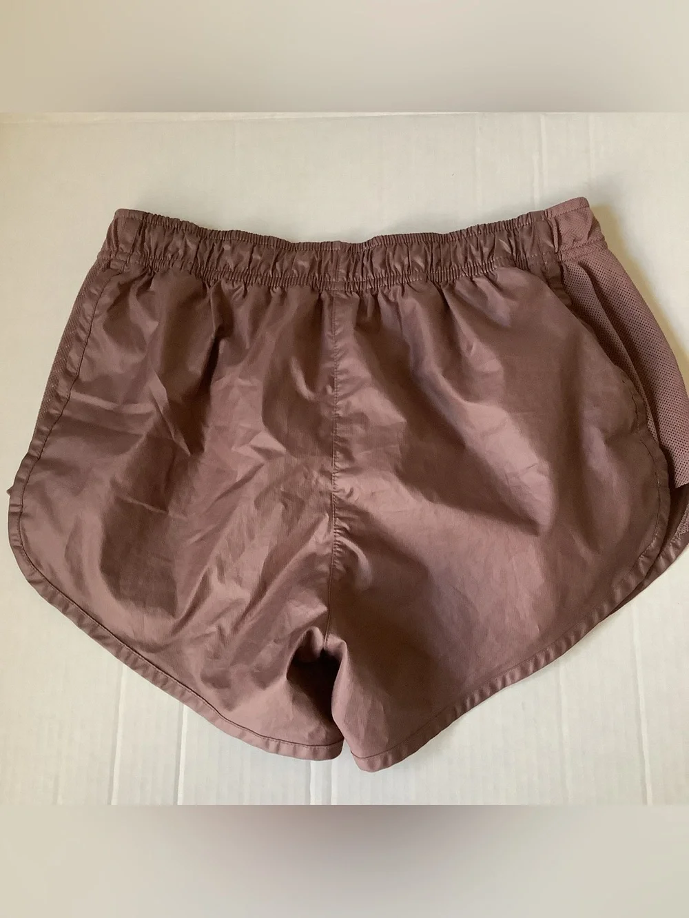 Nike Dri-FIT Mauve Rose Gold Running Shorts Size Small